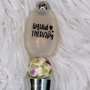 “Liquid Therapy” Wine Bottle Stopper